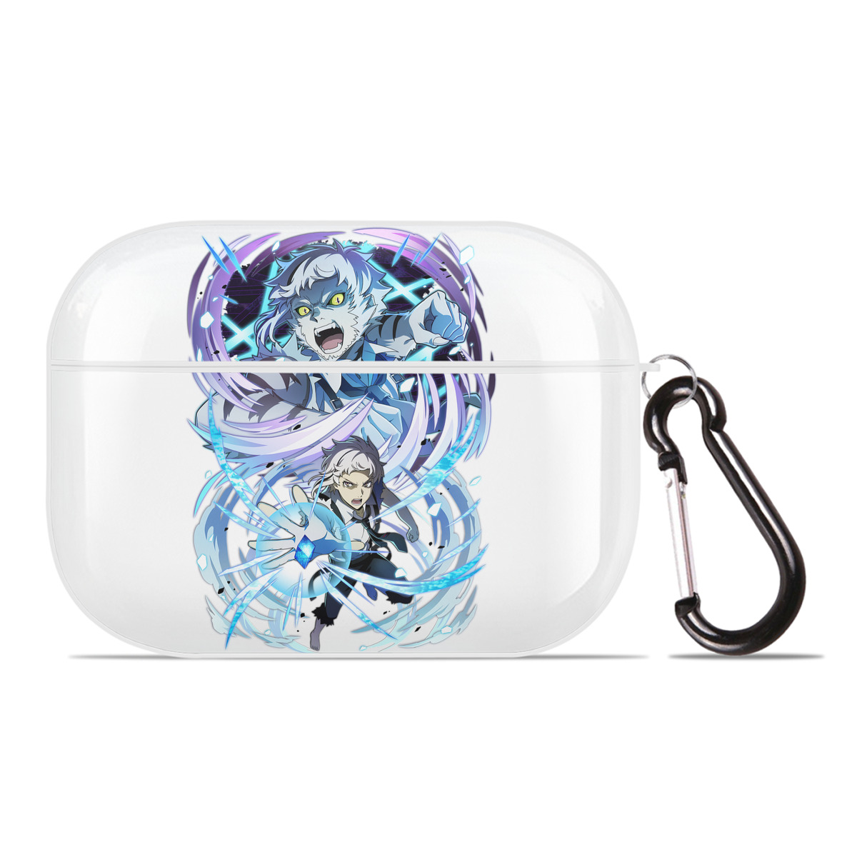 （画像用） 文豪ストレイドッグス Bungo Stray Dogs 【AirPods Pro用】ハードシェル保護ケース 耐衝撃・防指紋・カラビナ付き商品仕様