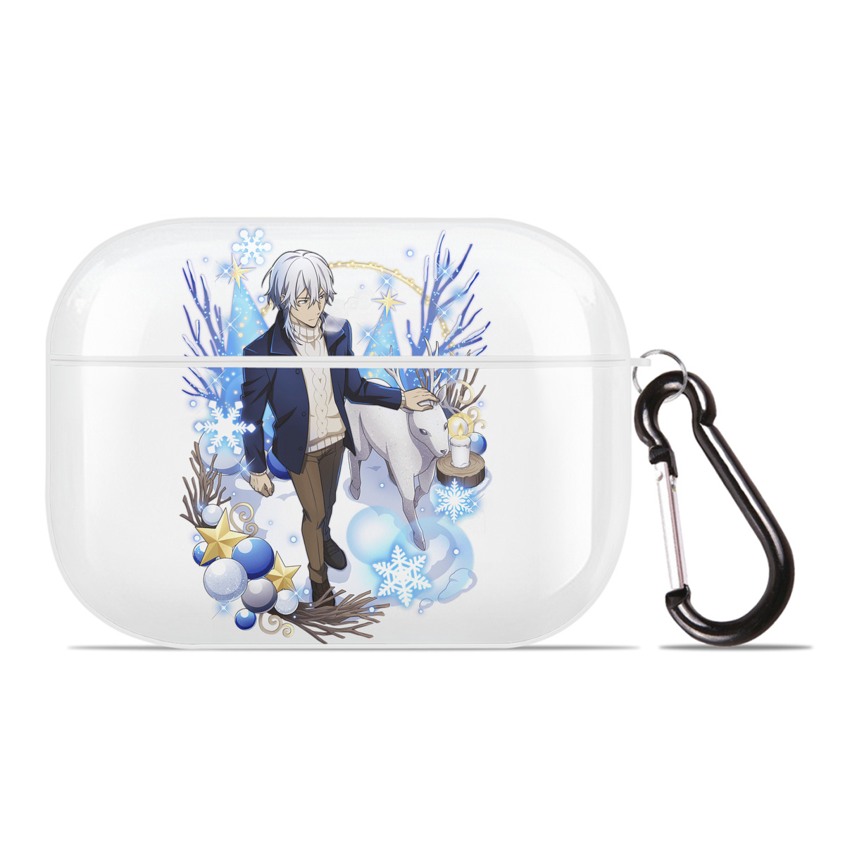 （画像用） 文豪ストレイドッグス Bungo Stray Dogs 【AirPods Pro用】ハードシェル保護ケース 耐衝撃・防指紋・カラビナ付き商品仕様
