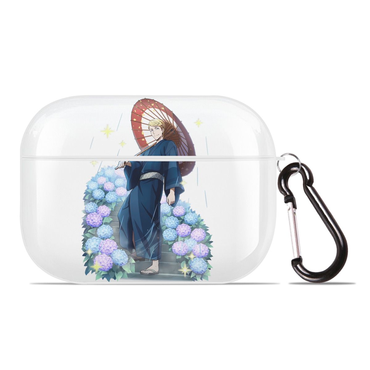 （画像用） 文豪ストレイドッグス Bungo Stray Dogs 【AirPods Pro用】ハードシェル保護ケース 耐衝撃・防指紋・カラビナ付き商品仕様