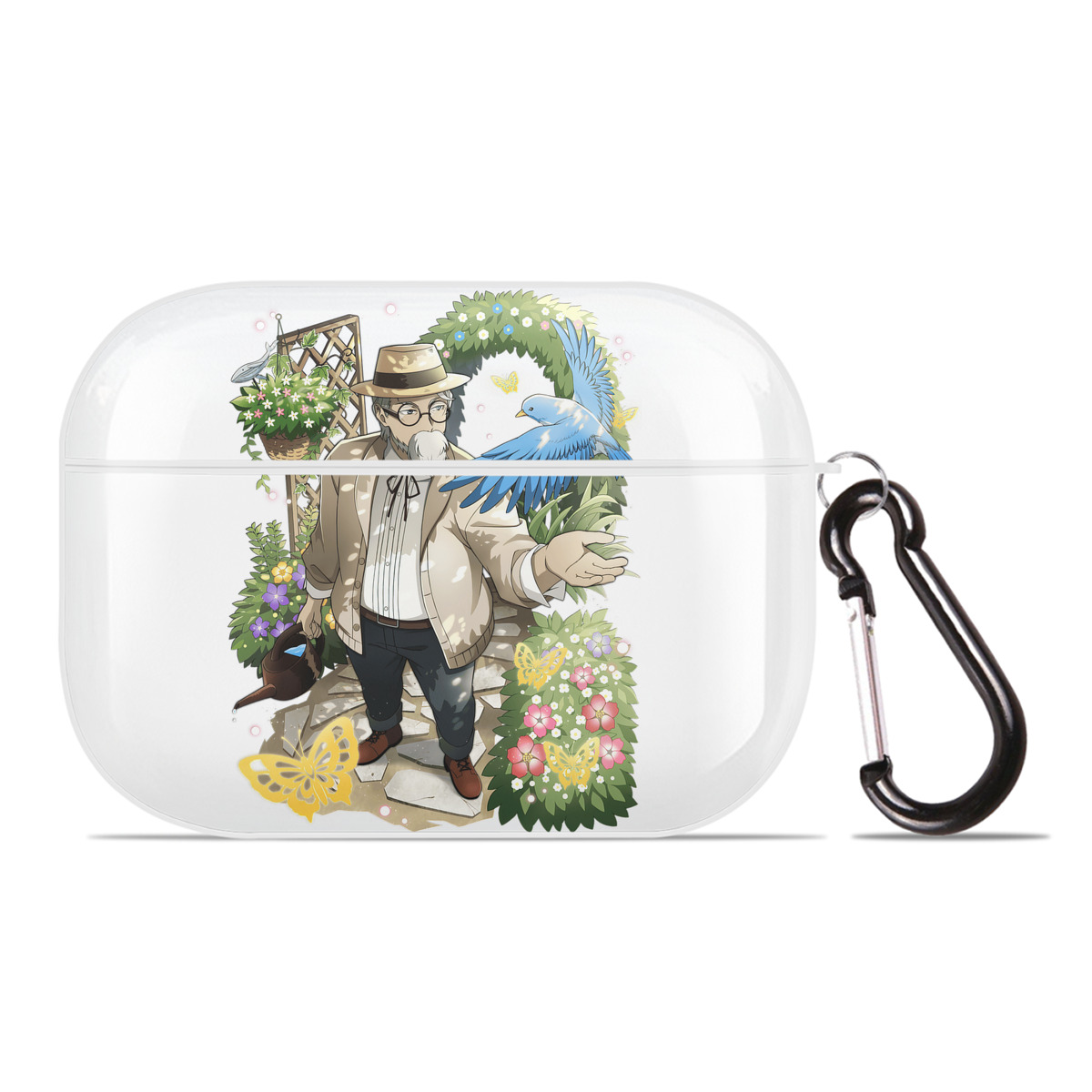 （画像用） 文豪ストレイドッグス Bungo Stray Dogs 【AirPods Pro用】ハードシェル保護ケース 耐衝撃・防指紋・カラビナ付き商品仕様
