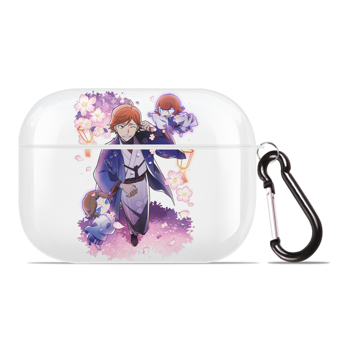 （画像用） 文豪ストレイドッグス Bungo Stray Dogs 【AirPods Pro用】ハードシェル保護ケース 耐衝撃・防指紋・カラビナ付き商品仕様