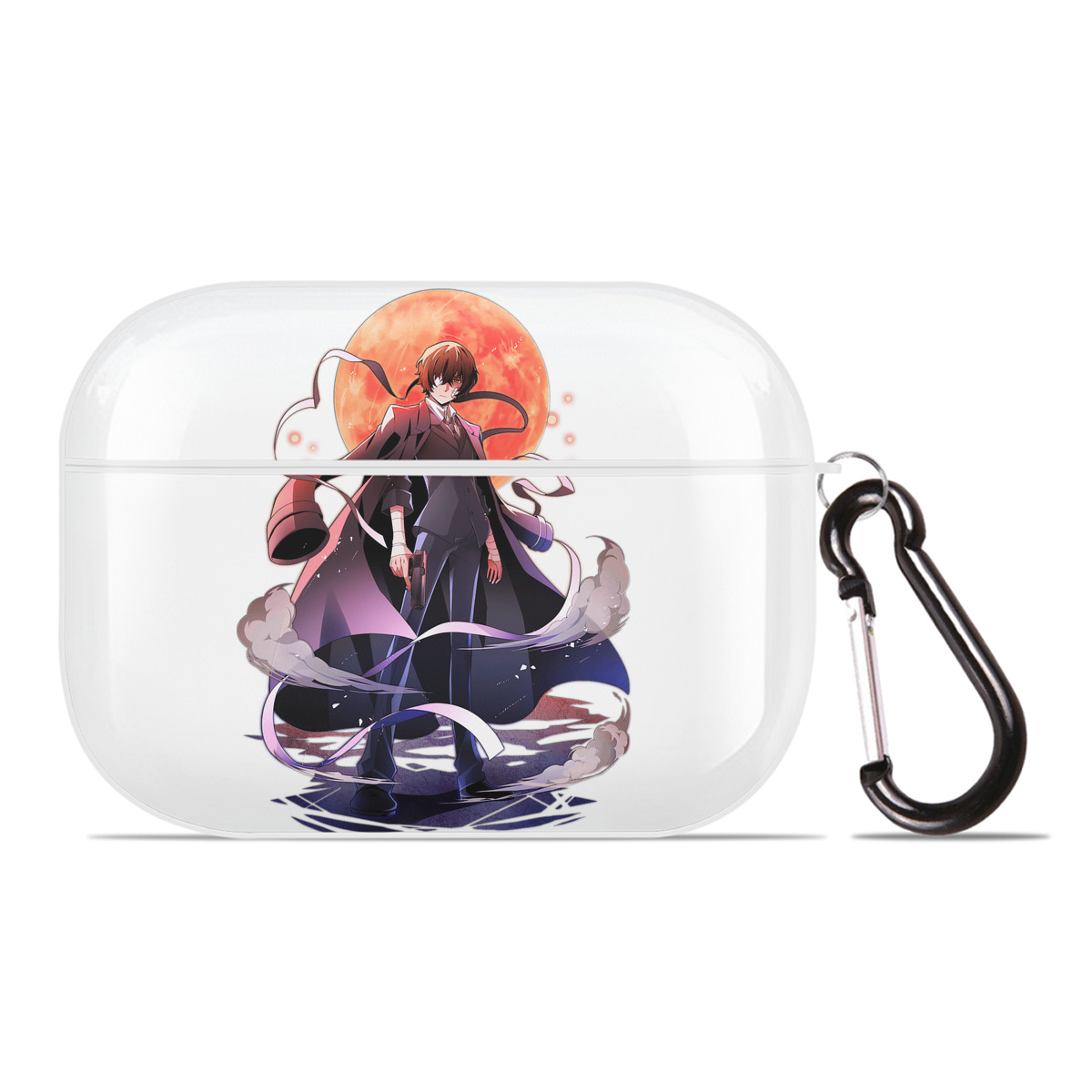 （画像用） 文豪ストレイドッグス Bungo Stray Dogs 【AirPods Pro用】ハードシェル保護ケース 耐衝撃・防指紋・カラビナ付き商品仕様