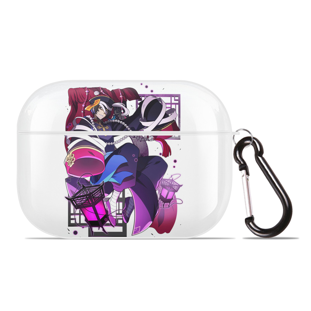 （画像用） 文豪ストレイドッグス Bungo Stray Dogs 【AirPods Pro用】ハードシェル保護ケース 耐衝撃・防指紋・カラビナ付き商品仕様