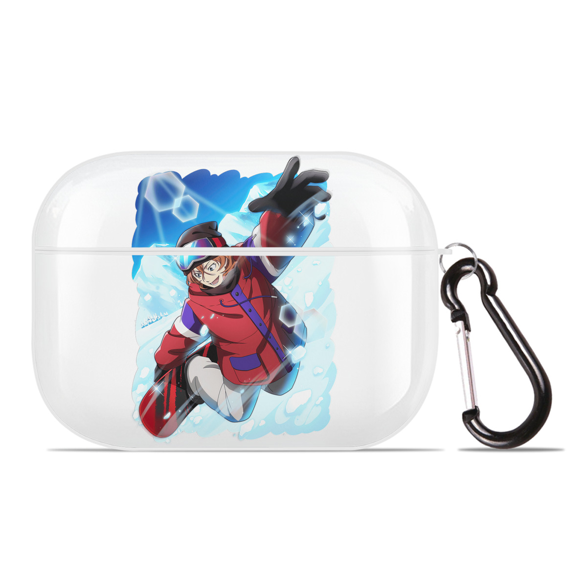 （画像用） 文豪ストレイドッグス Bungo Stray Dogs 【AirPods Pro用】ハードシェル保護ケース 耐衝撃・防指紋・カラビナ付き商品仕様