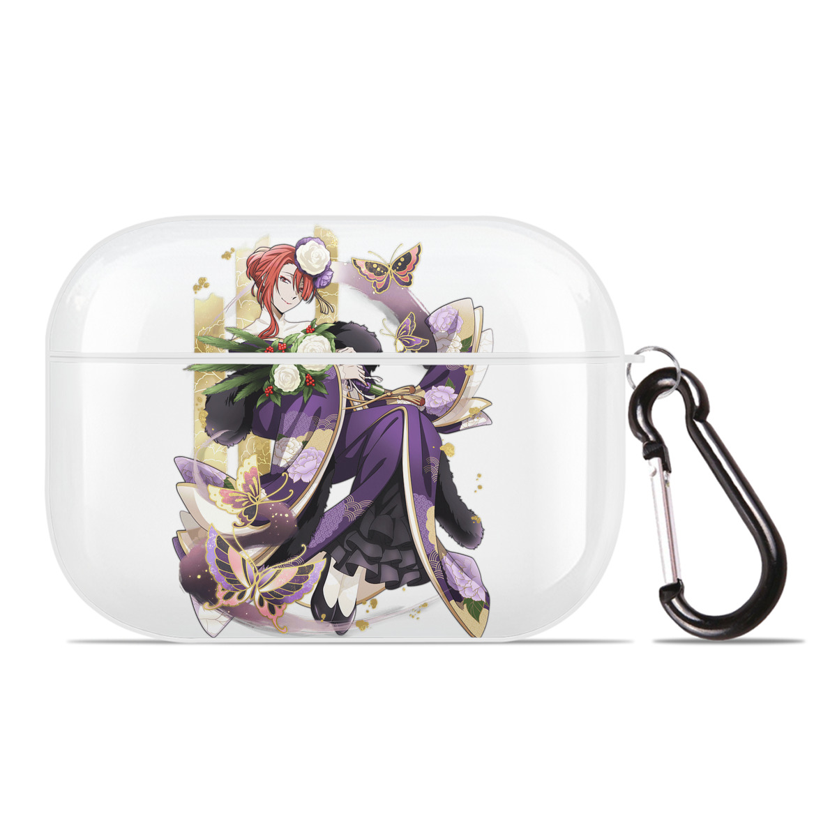 （画像用） 文豪ストレイドッグス Bungo Stray Dogs 【AirPods Pro用】ハードシェル保護ケース 耐衝撃・防指紋・カラビナ付き商品仕様