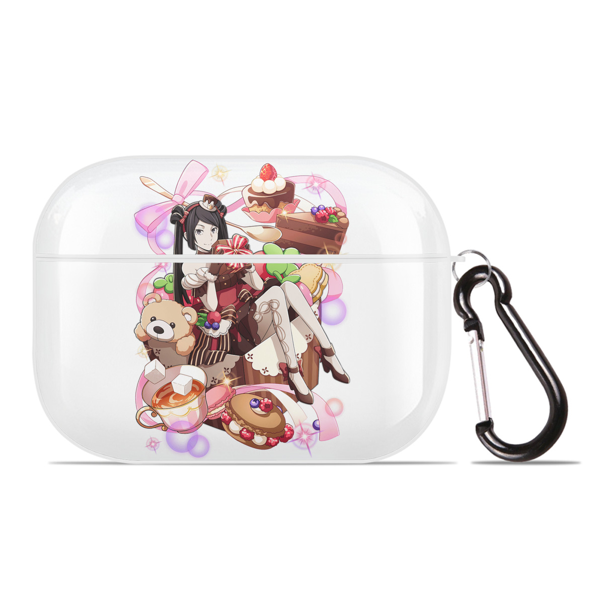 （画像用） 文豪ストレイドッグス Bungo Stray Dogs 【AirPods Pro用】ハードシェル保護ケース 耐衝撃・防指紋・カラビナ付き商品仕様