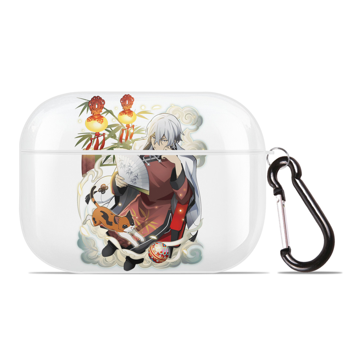 （画像用） 文豪ストレイドッグス Bungo Stray Dogs 【AirPods Pro用】ハードシェル保護ケース 耐衝撃・防指紋・カラビナ付き商品仕様