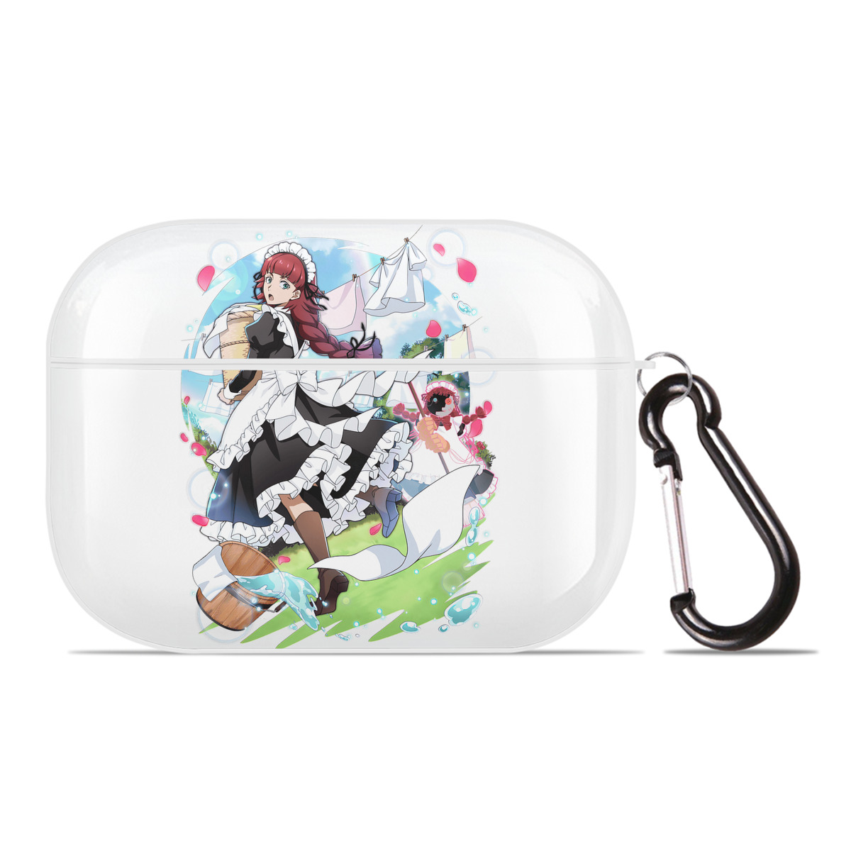 （画像用） 文豪ストレイドッグス Bungo Stray Dogs 【AirPods Pro用】ハードシェル保護ケース 耐衝撃・防指紋・カラビナ付き商品仕様