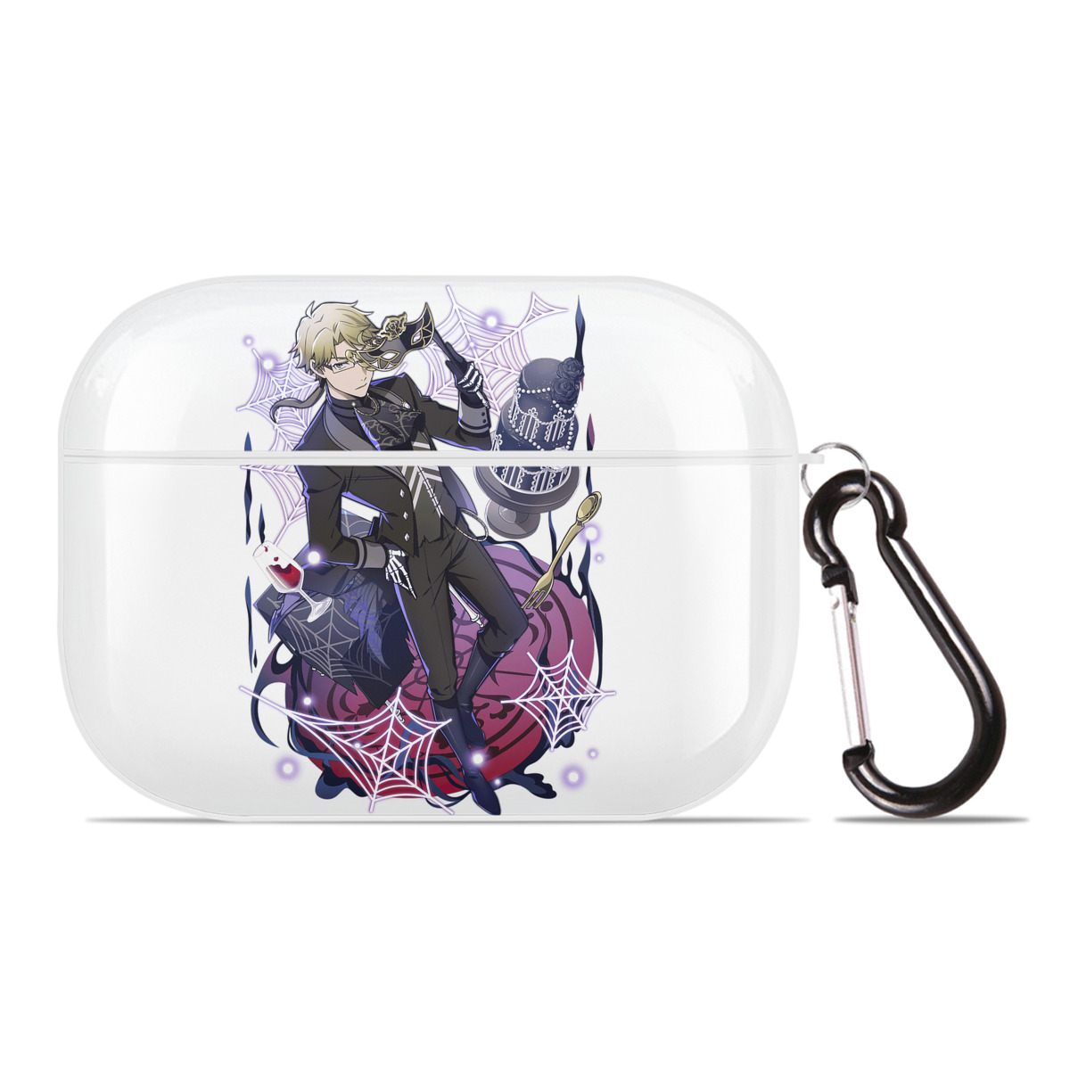 （画像用） 文豪ストレイドッグス Bungo Stray Dogs 【AirPods Pro用】ハードシェル保護ケース 耐衝撃・防指紋・カラビナ付き商品仕様