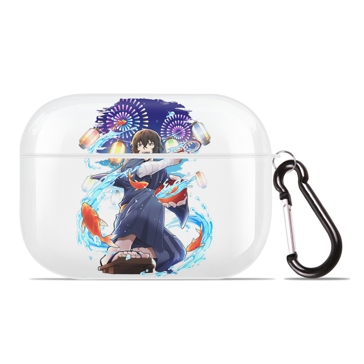 （画像用） 文豪ストレイドッグス Bungo Stray Dogs 【AirPods Pro用】ハードシェル保護ケース 耐衝撃・防指紋・カラビナ付き商品仕様