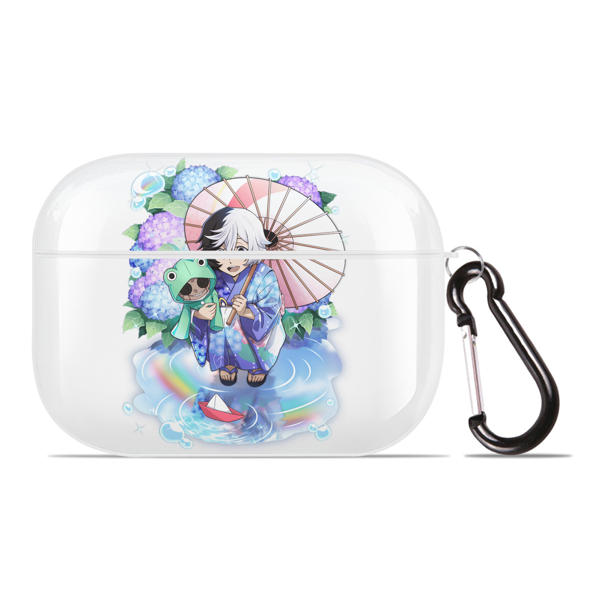 （画像用） 文豪ストレイドッグス Bungo Stray Dogs 【AirPods Pro用】ハードシェル保護ケース 耐衝撃・防指紋・カラビナ付き商品仕様