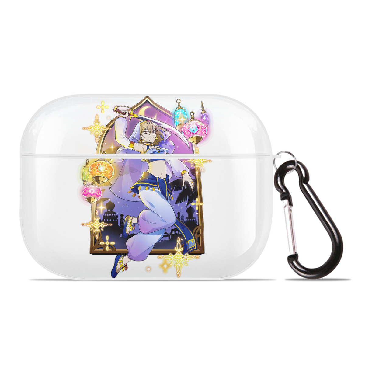 （画像用） 文豪ストレイドッグス Bungo Stray Dogs 【AirPods Pro用】ハードシェル保護ケース 耐衝撃・防指紋・カラビナ付き商品仕様