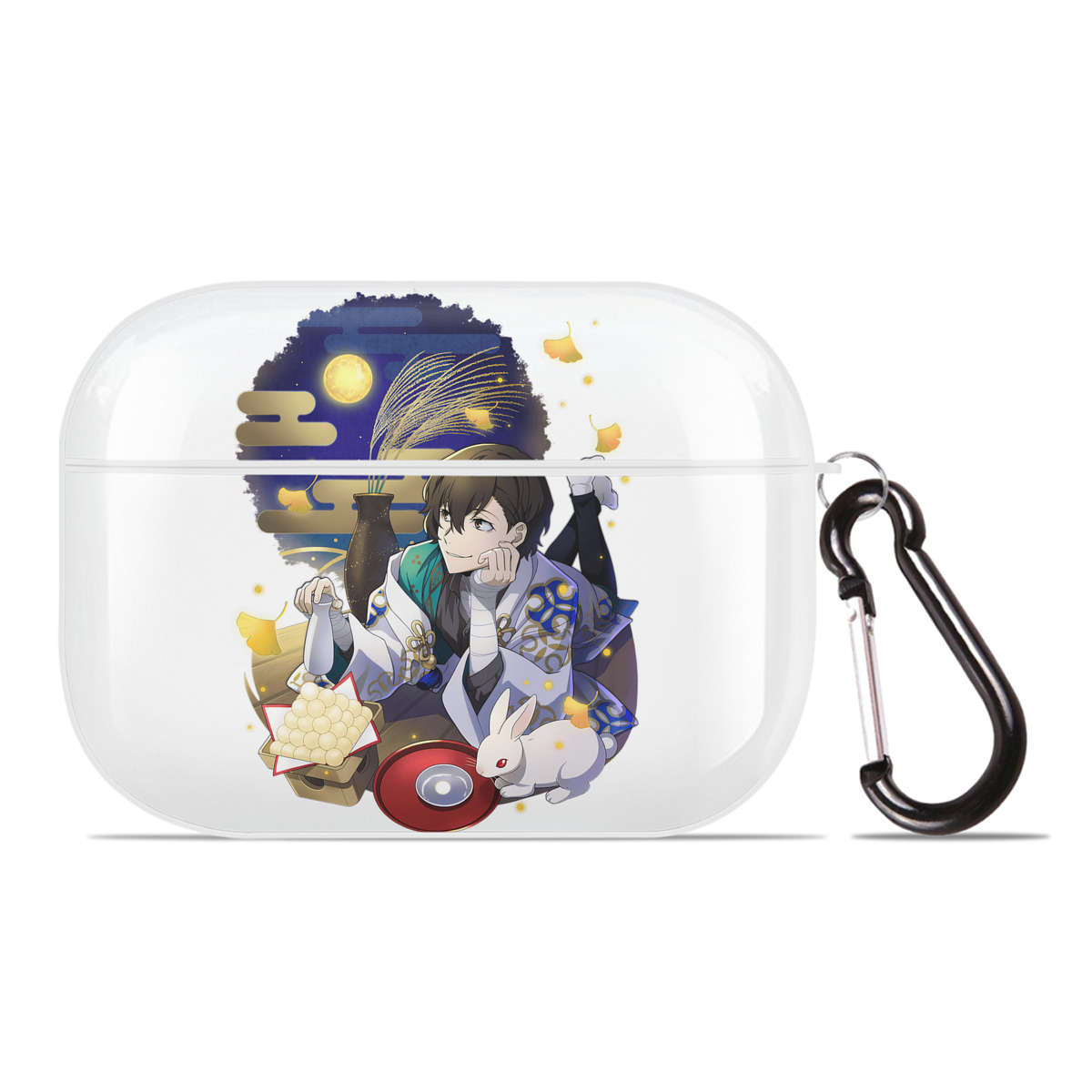 （画像用） 文豪ストレイドッグス Bungo Stray Dogs 【AirPods Pro用】ハードシェル保護ケース 耐衝撃・防指紋・カラビナ付き商品仕様