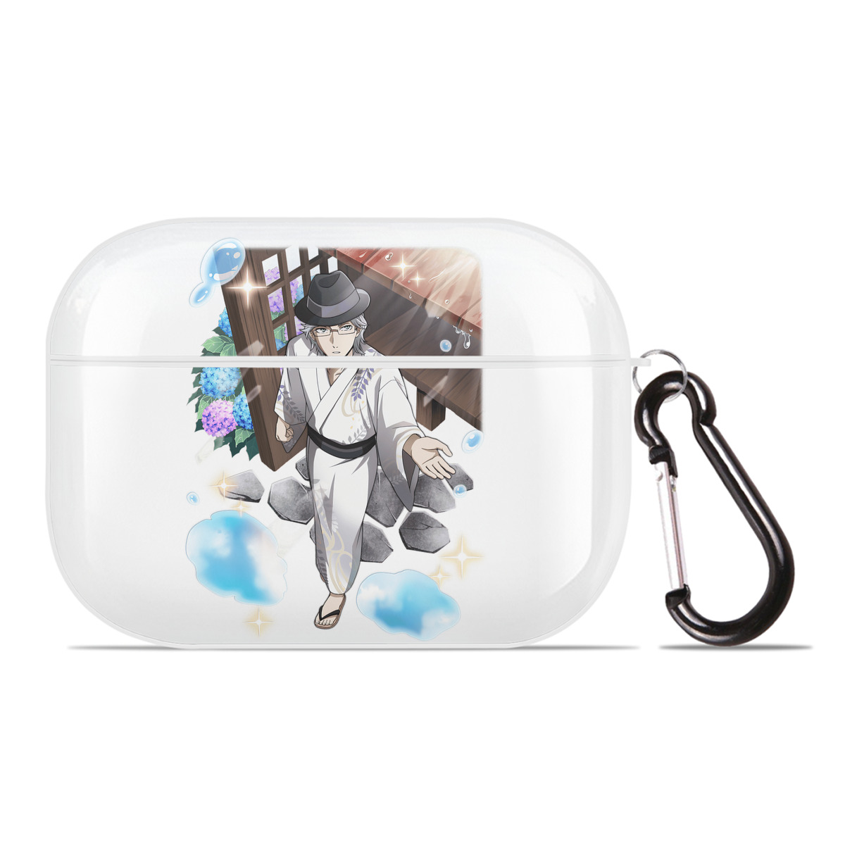 （画像用） 文豪ストレイドッグス Bungo Stray Dogs 【AirPods Pro用】ハードシェル保護ケース 耐衝撃・防指紋・カラビナ付き商品仕様