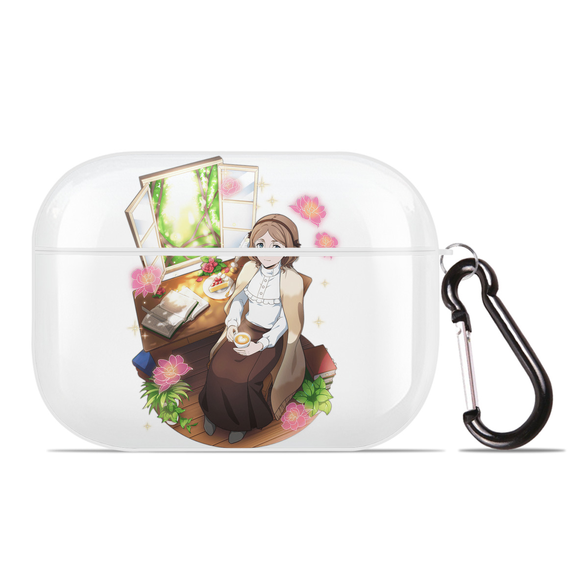 （画像用） 文豪ストレイドッグス Bungo Stray Dogs 【AirPods Pro用】ハードシェル保護ケース 耐衝撃・防指紋・カラビナ付き商品仕様