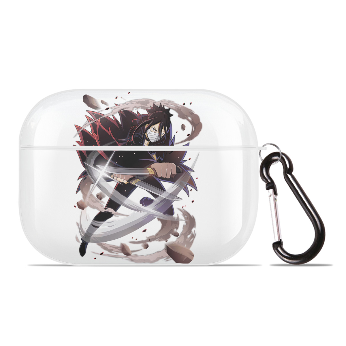 （画像用） 文豪ストレイドッグス Bungo Stray Dogs 【AirPods Pro用】ハードシェル保護ケース 耐衝撃・防指紋・カラビナ付き商品仕様