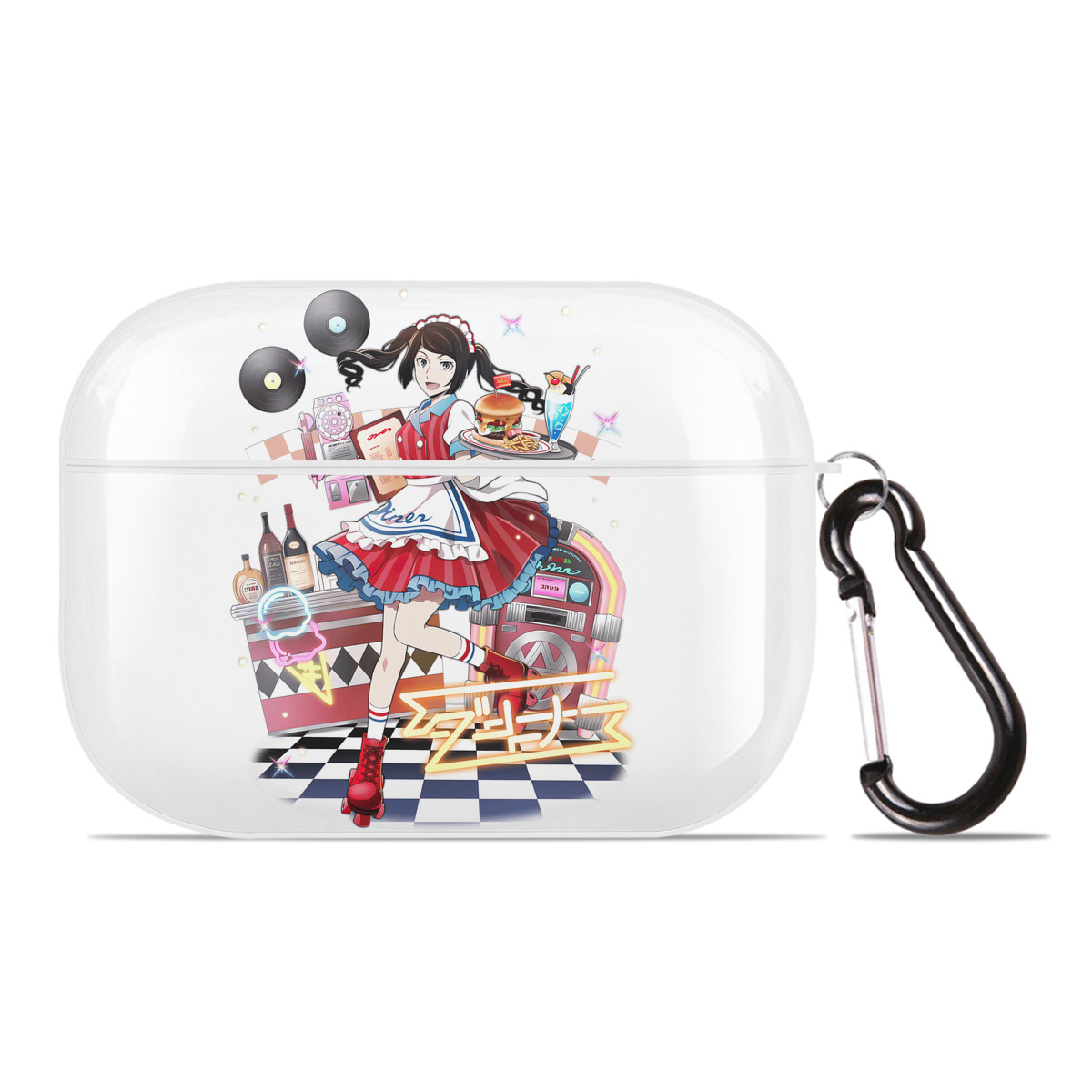 （画像用） 文豪ストレイドッグス Bungo Stray Dogs 【AirPods Pro用】ハードシェル保護ケース 耐衝撃・防指紋・カラビナ付き商品仕様