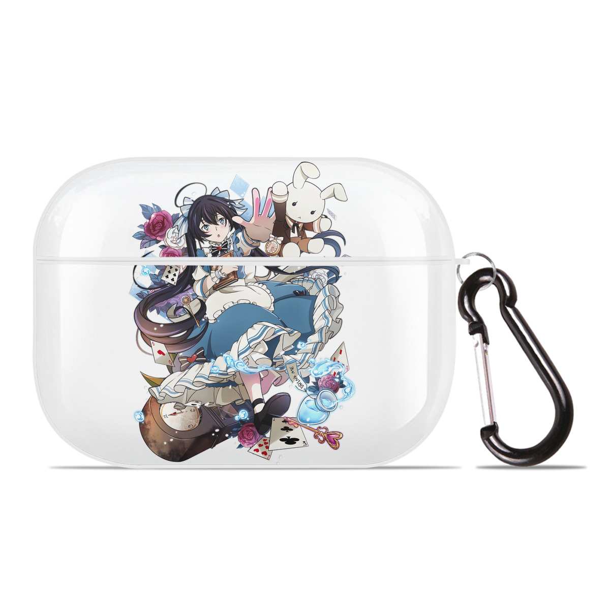（画像用） 文豪ストレイドッグス Bungo Stray Dogs 【AirPods Pro用】ハードシェル保護ケース 耐衝撃・防指紋・カラビナ付き商品仕様