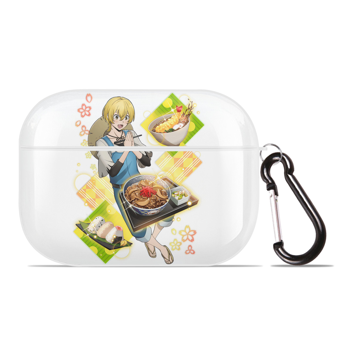 （画像用） 文豪ストレイドッグス Bungo Stray Dogs 【AirPods Pro用】ハードシェル保護ケース 耐衝撃・防指紋・カラビナ付き商品仕様