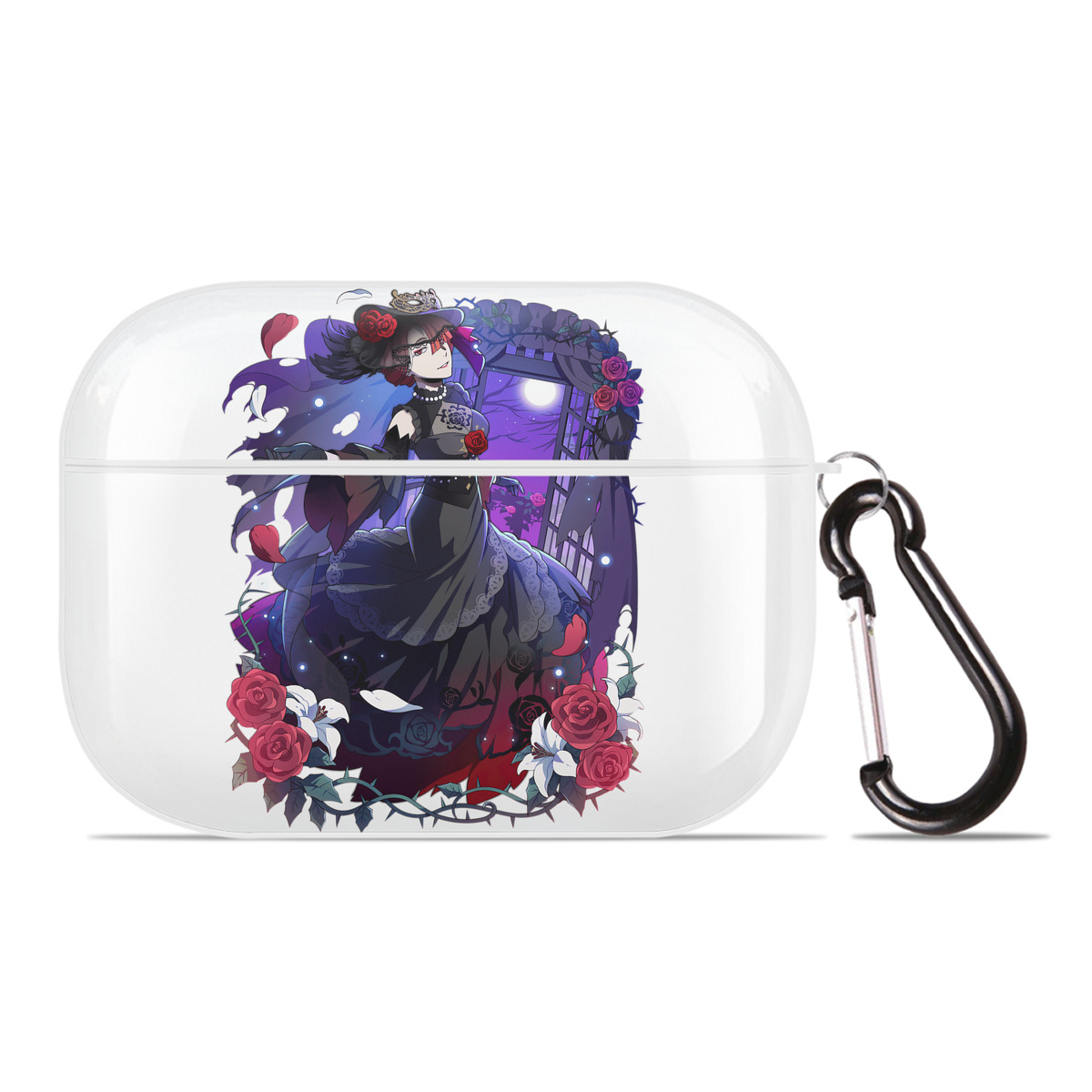 （画像用） 文豪ストレイドッグス Bungo Stray Dogs 【AirPods Pro用】ハードシェル保護ケース 耐衝撃・防指紋・カラビナ付き商品仕様
