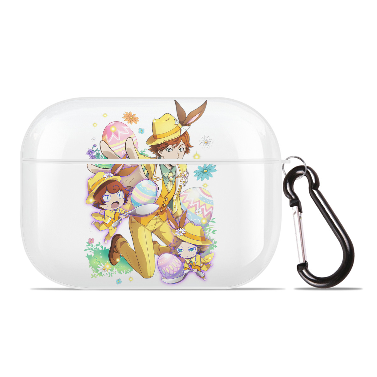 （画像用） 文豪ストレイドッグス Bungo Stray Dogs 【AirPods Pro用】ハードシェル保護ケース 耐衝撃・防指紋・カラビナ付き商品仕様