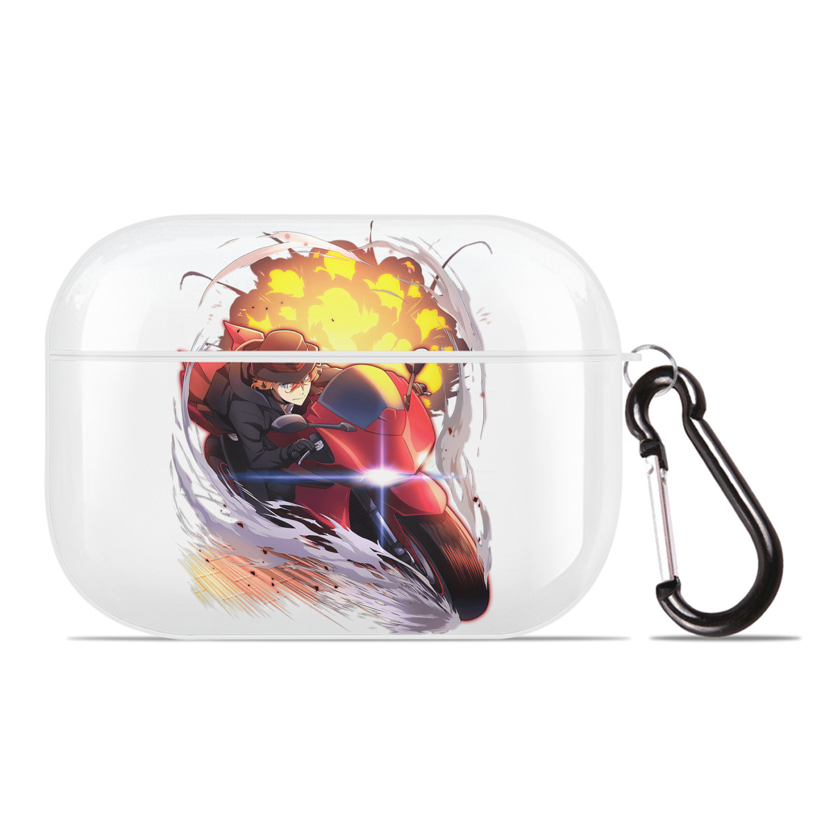 （画像用） 文豪ストレイドッグス Bungo Stray Dogs 【AirPods Pro用】ハードシェル保護ケース 耐衝撃・防指紋・カラビナ付き商品仕様
