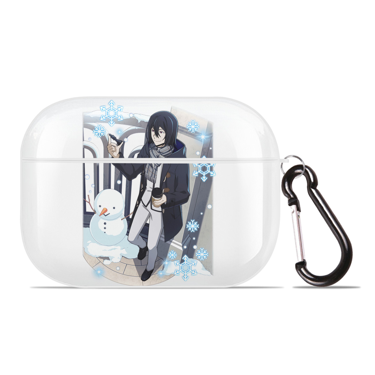 （画像用） 文豪ストレイドッグス Bungo Stray Dogs 【AirPods Pro用】ハードシェル保護ケース 耐衝撃・防指紋・カラビナ付き商品仕様