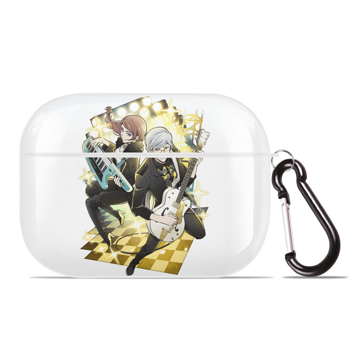 （画像用） 文豪ストレイドッグス Bungo Stray Dogs 【AirPods Pro用】ハードシェル保護ケース 耐衝撃・防指紋・カラビナ付き商品仕様
