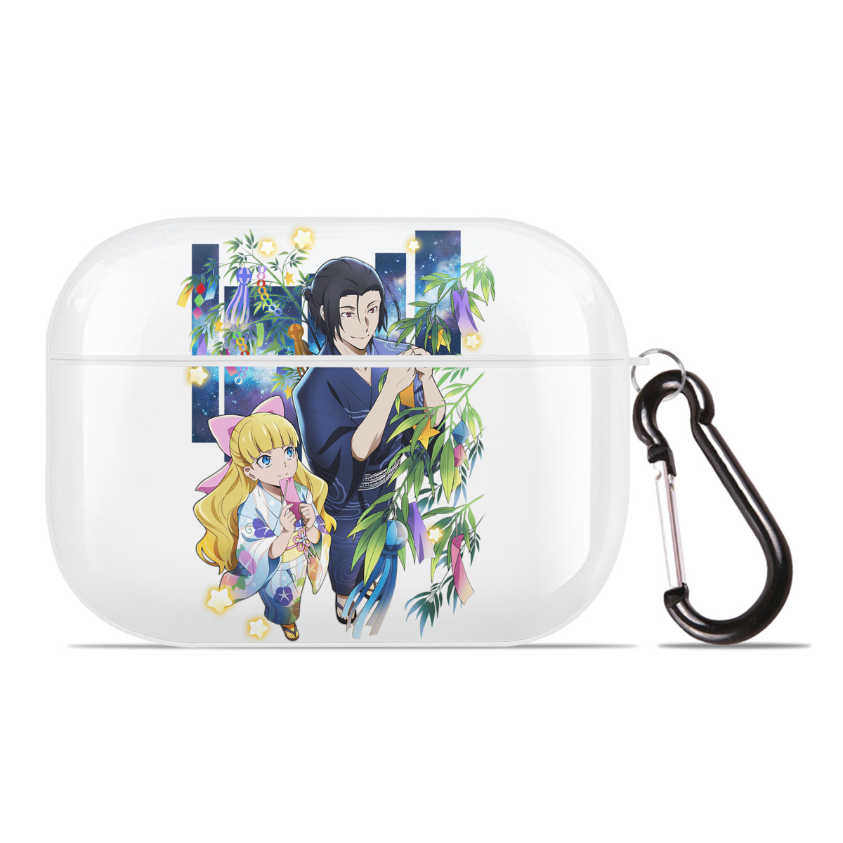（画像用） 文豪ストレイドッグス Bungo Stray Dogs 【AirPods Pro用】ハードシェル保護ケース 耐衝撃・防指紋・カラビナ付き商品仕様