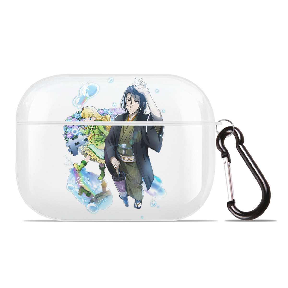 （画像用） 文豪ストレイドッグス Bungo Stray Dogs 【AirPods Pro用】ハードシェル保護ケース 耐衝撃・防指紋・カラビナ付き商品仕様
