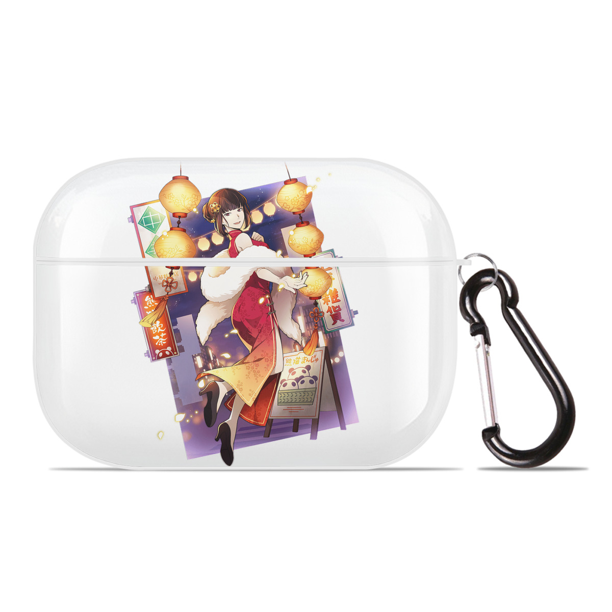 （画像用） 文豪ストレイドッグス Bungo Stray Dogs 【AirPods Pro用】ハードシェル保護ケース 耐衝撃・防指紋・カラビナ付き商品仕様