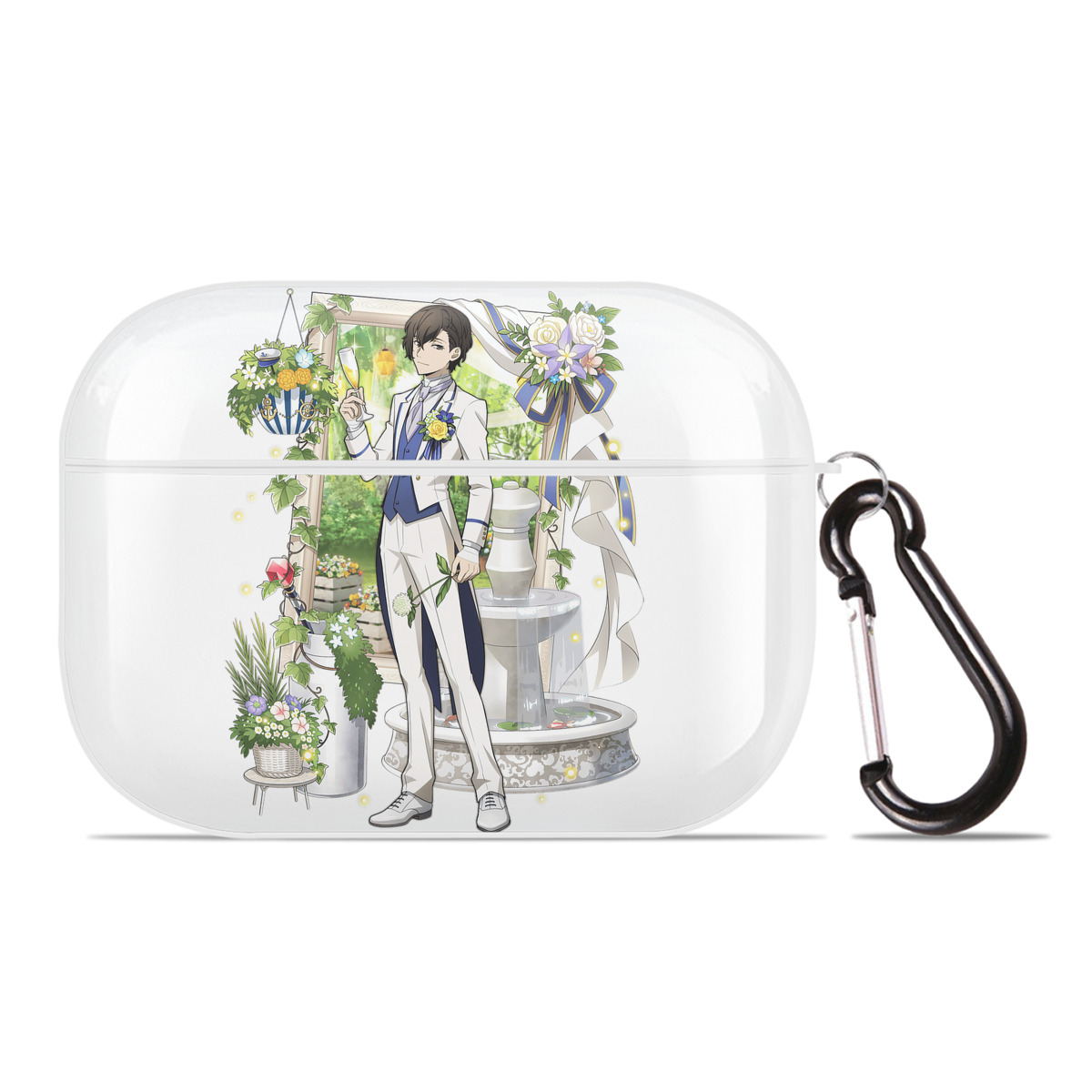 （画像用） 文豪ストレイドッグス Bungo Stray Dogs 【AirPods Pro用】ハードシェル保護ケース 耐衝撃・防指紋・カラビナ付き商品仕様