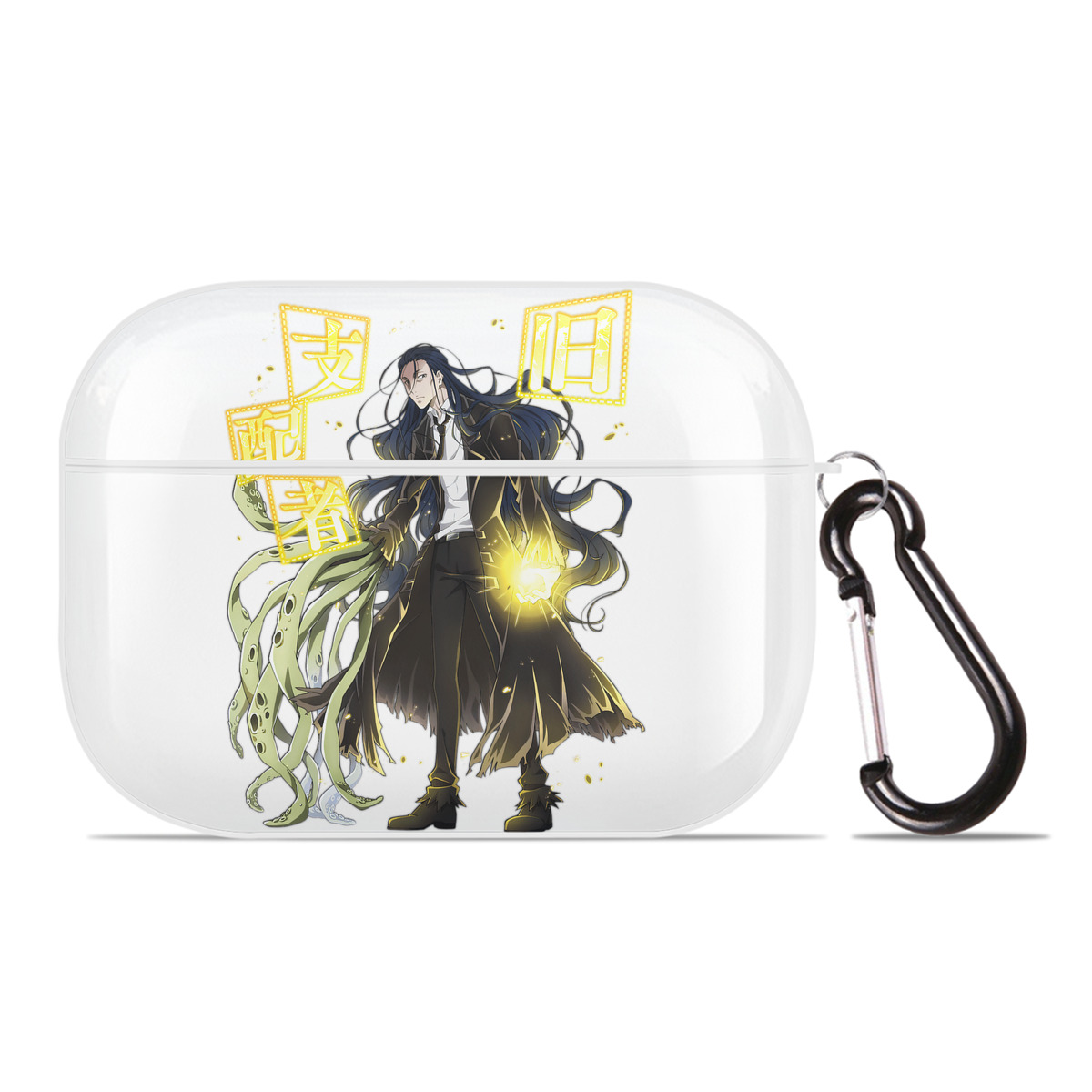 （画像用） 文豪ストレイドッグス Bungo Stray Dogs 【AirPods Pro用】ハードシェル保護ケース 耐衝撃・防指紋・カラビナ付き商品仕様
