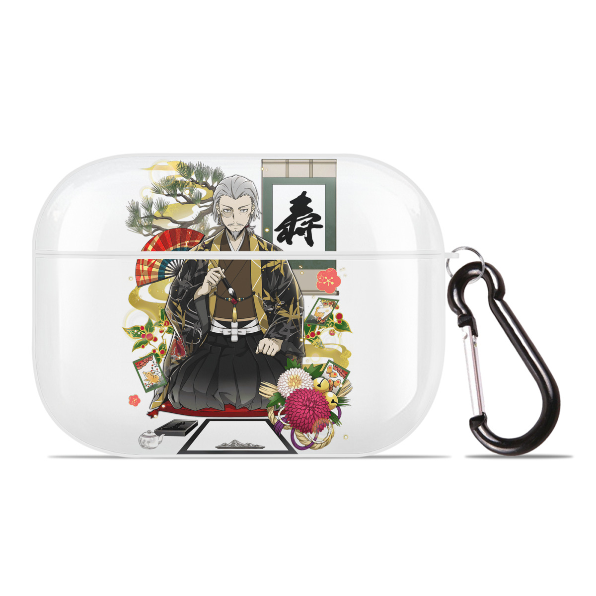 （画像用） 文豪ストレイドッグス Bungo Stray Dogs 【AirPods Pro用】ハードシェル保護ケース 耐衝撃・防指紋・カラビナ付き商品仕様