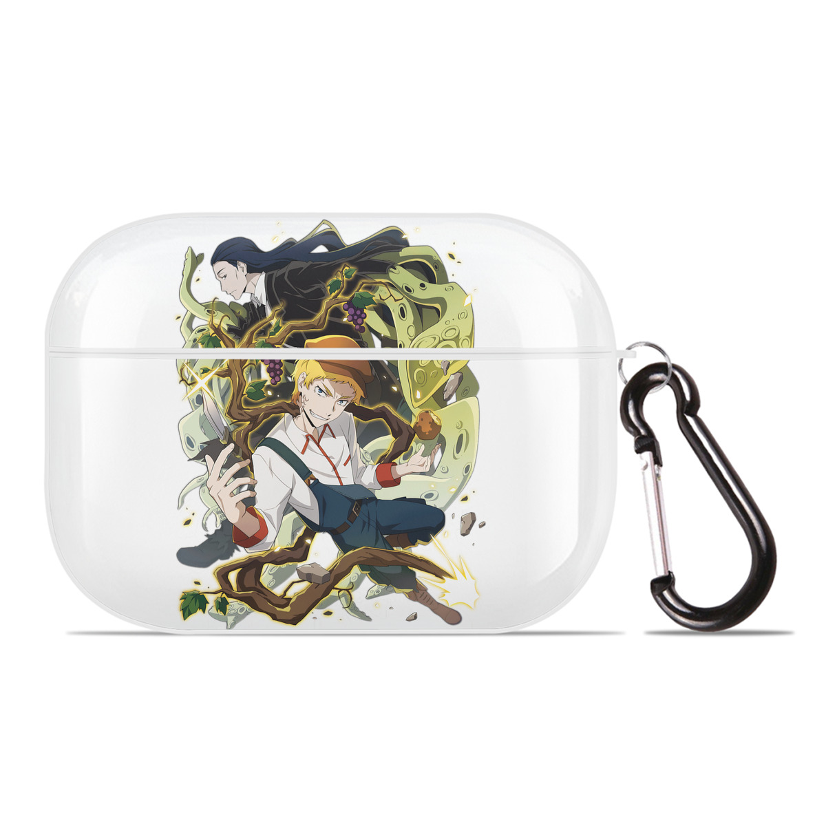（画像用） 文豪ストレイドッグス Bungo Stray Dogs 【AirPods Pro用】ハードシェル保護ケース 耐衝撃・防指紋・カラビナ付き商品仕様