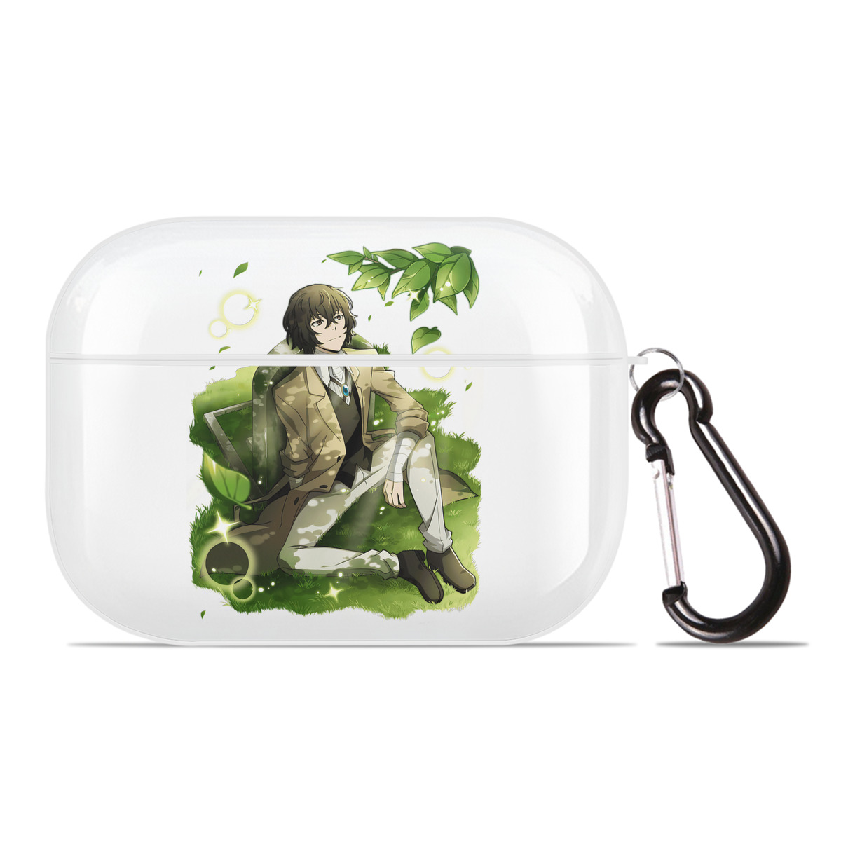 （画像用） 文豪ストレイドッグス Bungo Stray Dogs 【AirPods Pro用】ハードシェル保護ケース 耐衝撃・防指紋・カラビナ付き商品仕様