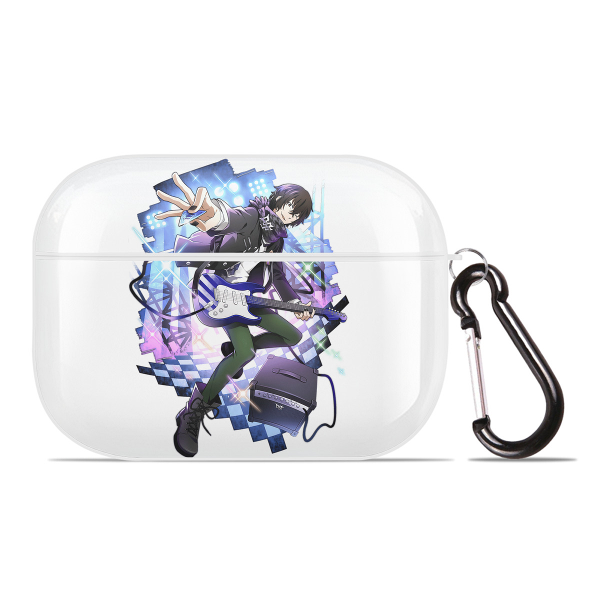 （画像用） 文豪ストレイドッグス Bungo Stray Dogs 【AirPods Pro用】ハードシェル保護ケース 耐衝撃・防指紋・カラビナ付き商品仕様