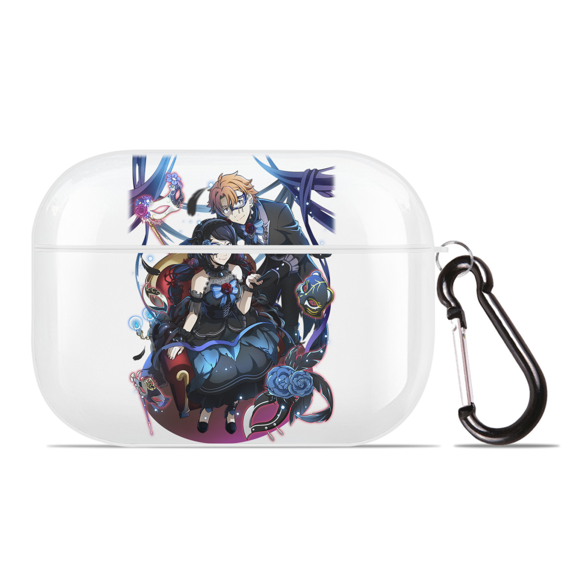 （画像用） 文豪ストレイドッグス Bungo Stray Dogs 【AirPods Pro用】ハードシェル保護ケース 耐衝撃・防指紋・カラビナ付き商品仕様