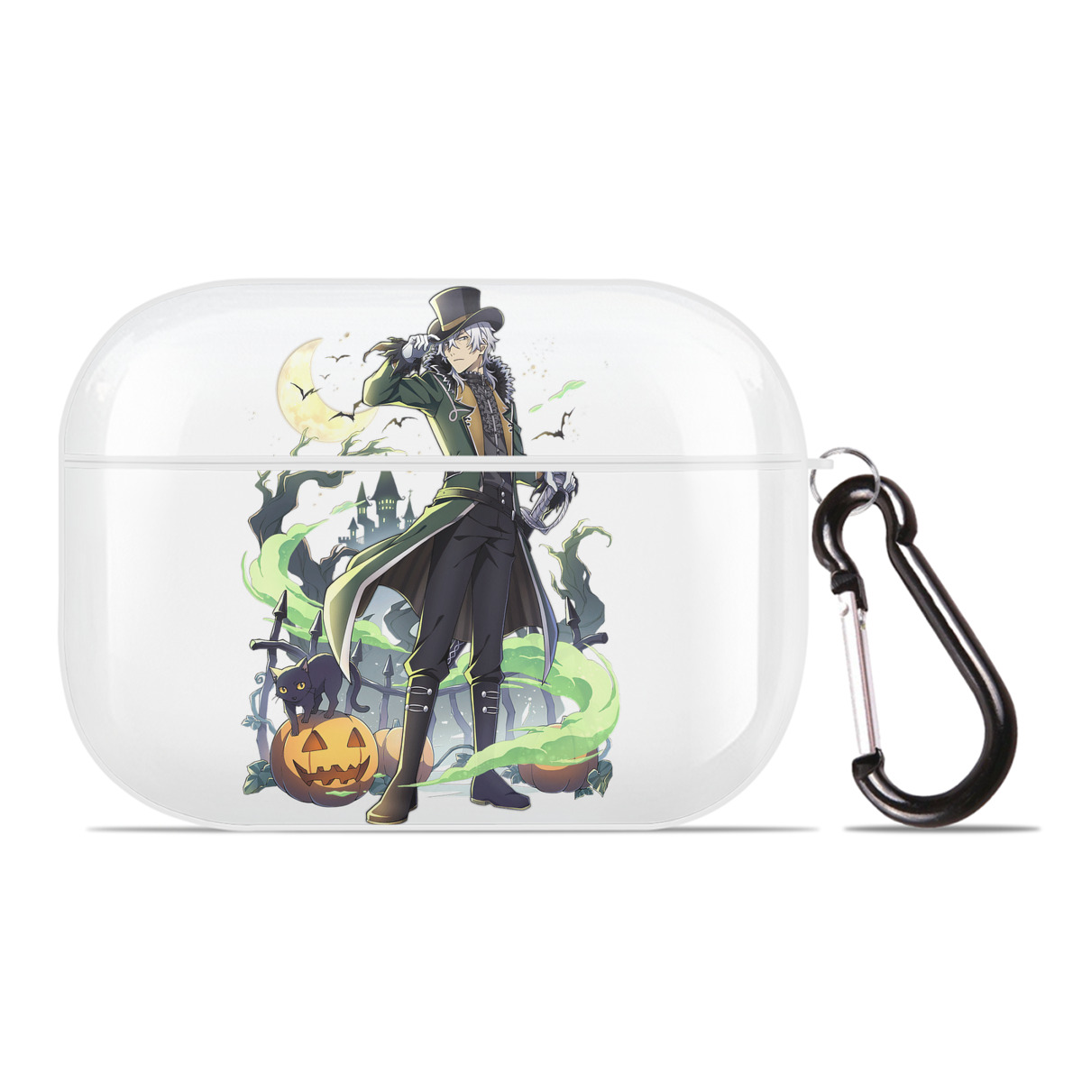（画像用） 文豪ストレイドッグス Bungo Stray Dogs 【AirPods Pro用】ハードシェル保護ケース 耐衝撃・防指紋・カラビナ付き商品仕様