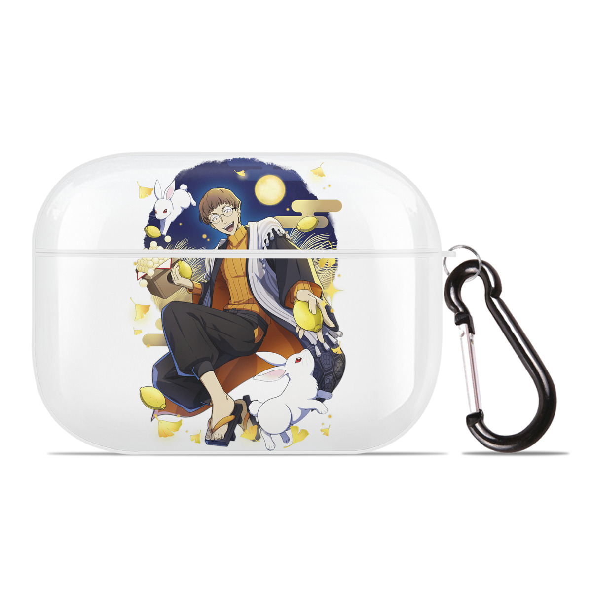 （画像用） 文豪ストレイドッグス Bungo Stray Dogs 【AirPods Pro用】ハードシェル保護ケース 耐衝撃・防指紋・カラビナ付き商品仕様