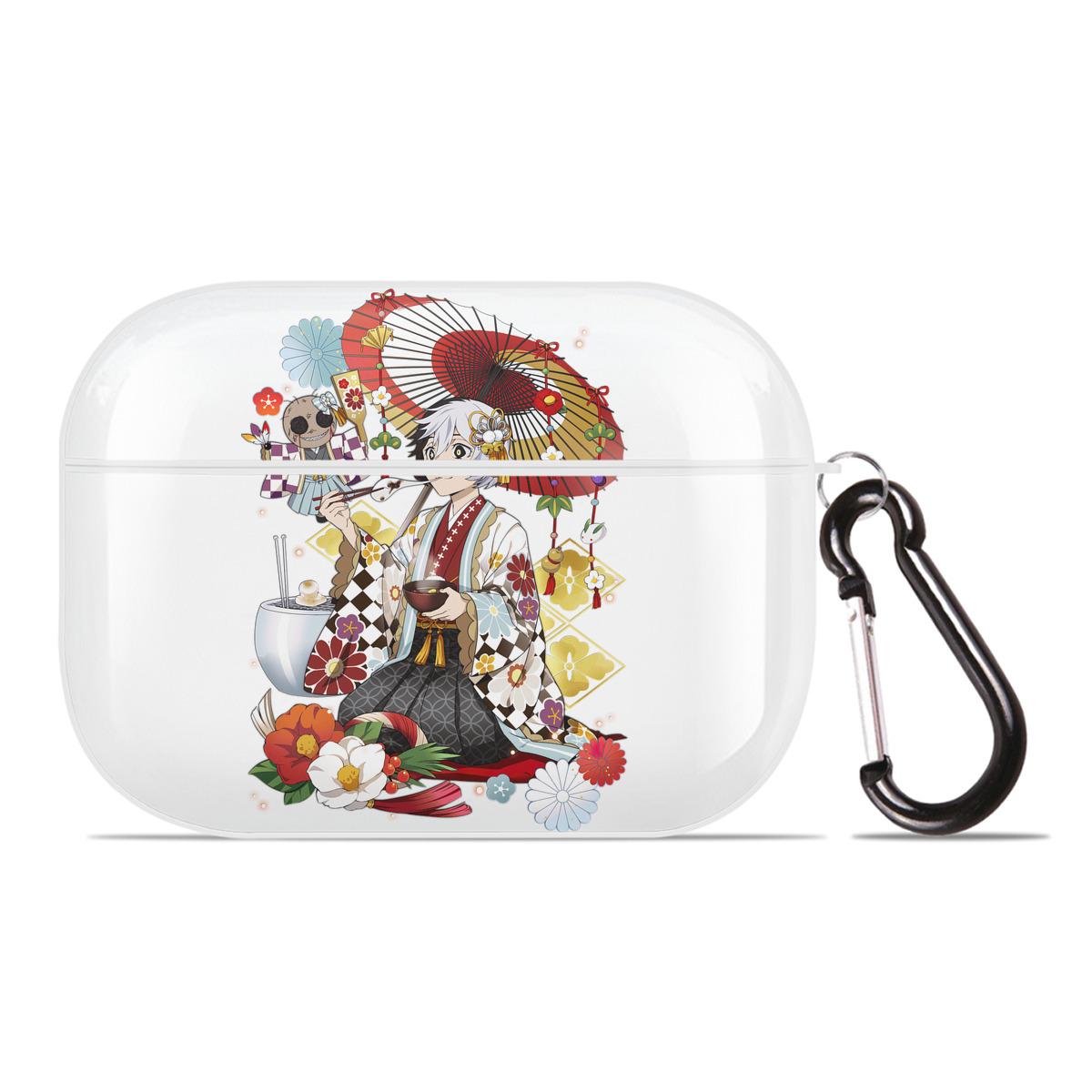 （画像用） 文豪ストレイドッグス Bungo Stray Dogs 【AirPods Pro用】ハードシェル保護ケース 耐衝撃・防指紋・カラビナ付き商品仕様