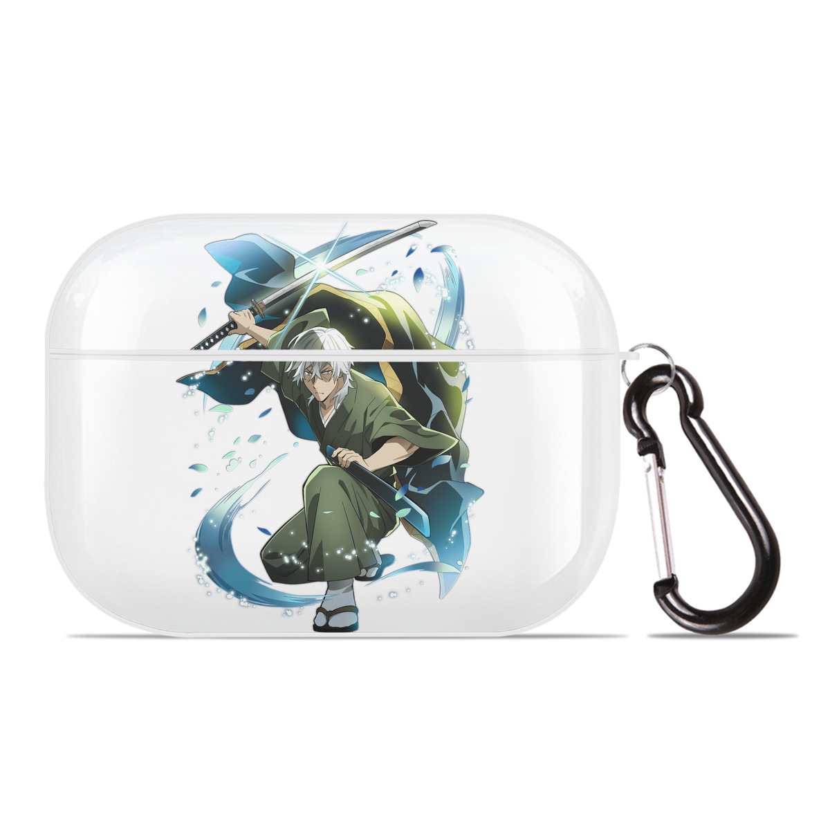 （画像用） 文豪ストレイドッグス Bungo Stray Dogs 【AirPods Pro用】ハードシェル保護ケース 耐衝撃・防指紋・カラビナ付き商品仕様