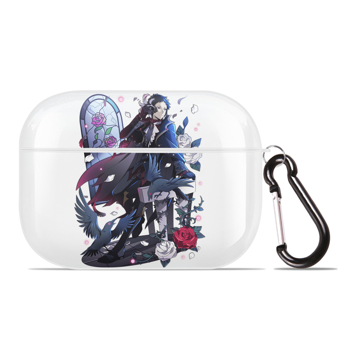 （画像用） 文豪ストレイドッグス Bungo Stray Dogs 【AirPods Pro用】ハードシェル保護ケース 耐衝撃・防指紋・カラビナ付き商品仕様