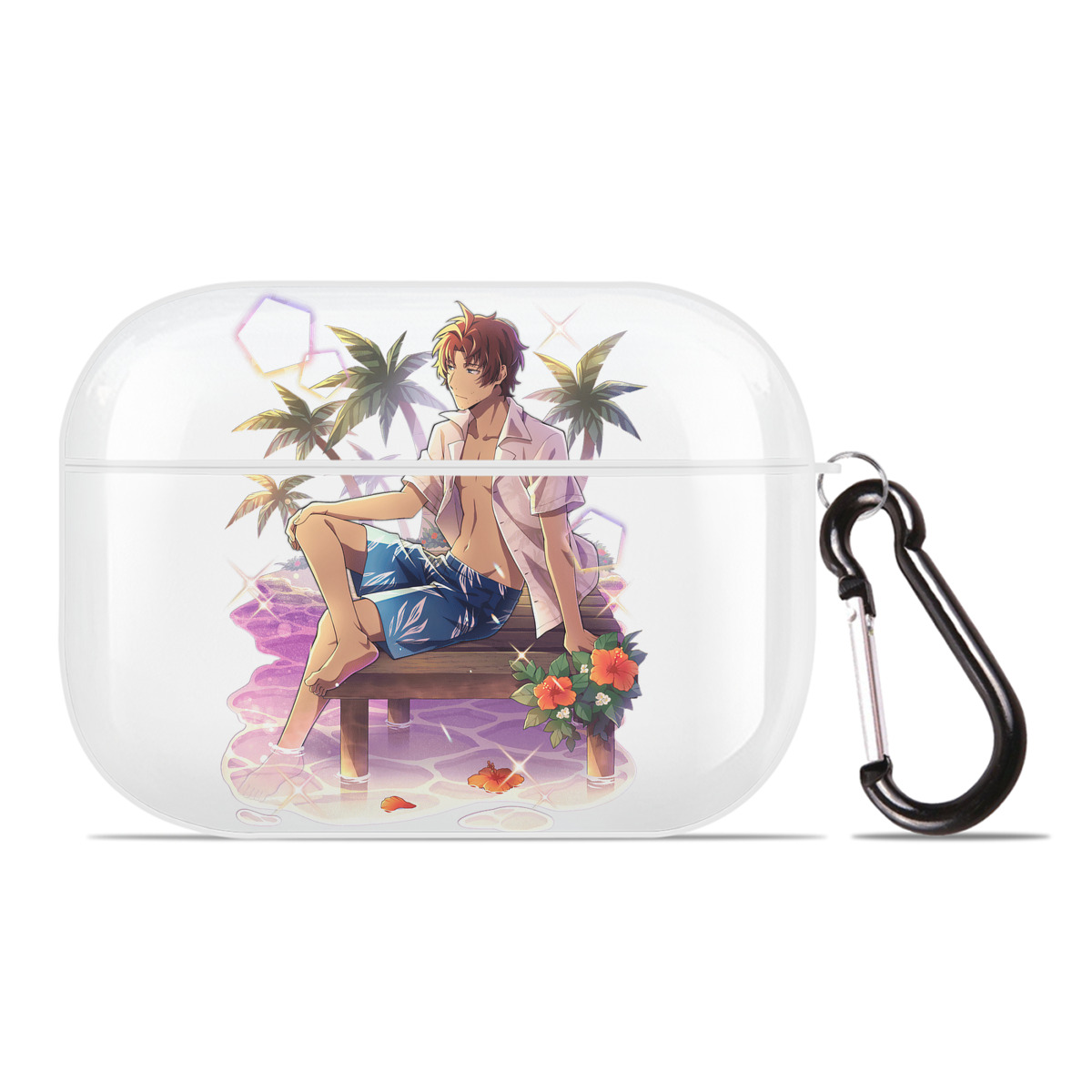 （画像用） 文豪ストレイドッグス Bungo Stray Dogs 【AirPods Pro用】ハードシェル保護ケース 耐衝撃・防指紋・カラビナ付き商品仕様