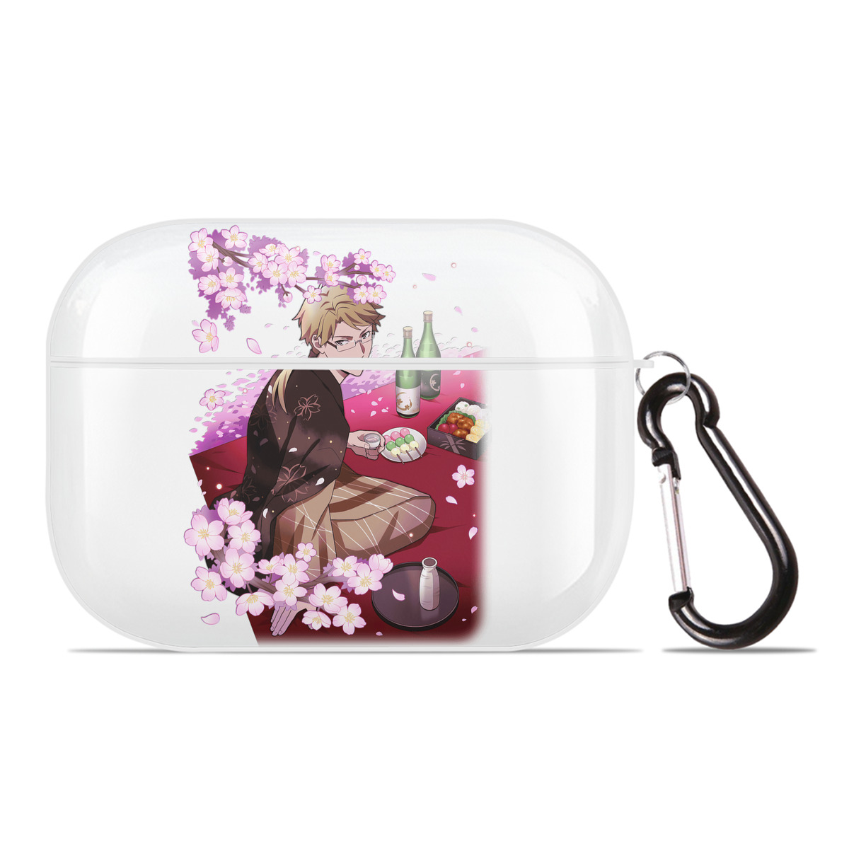 （画像用） 文豪ストレイドッグス Bungo Stray Dogs 【AirPods Pro用】ハードシェル保護ケース 耐衝撃・防指紋・カラビナ付き商品仕様