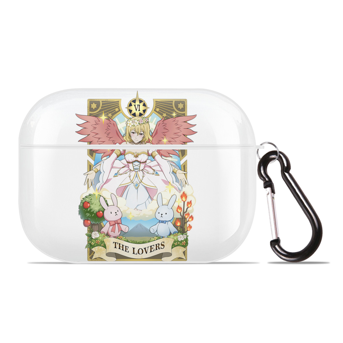 （画像用） 文豪ストレイドッグス Bungo Stray Dogs 【AirPods Pro用】ハードシェル保護ケース 耐衝撃・防指紋・カラビナ付き商品仕様