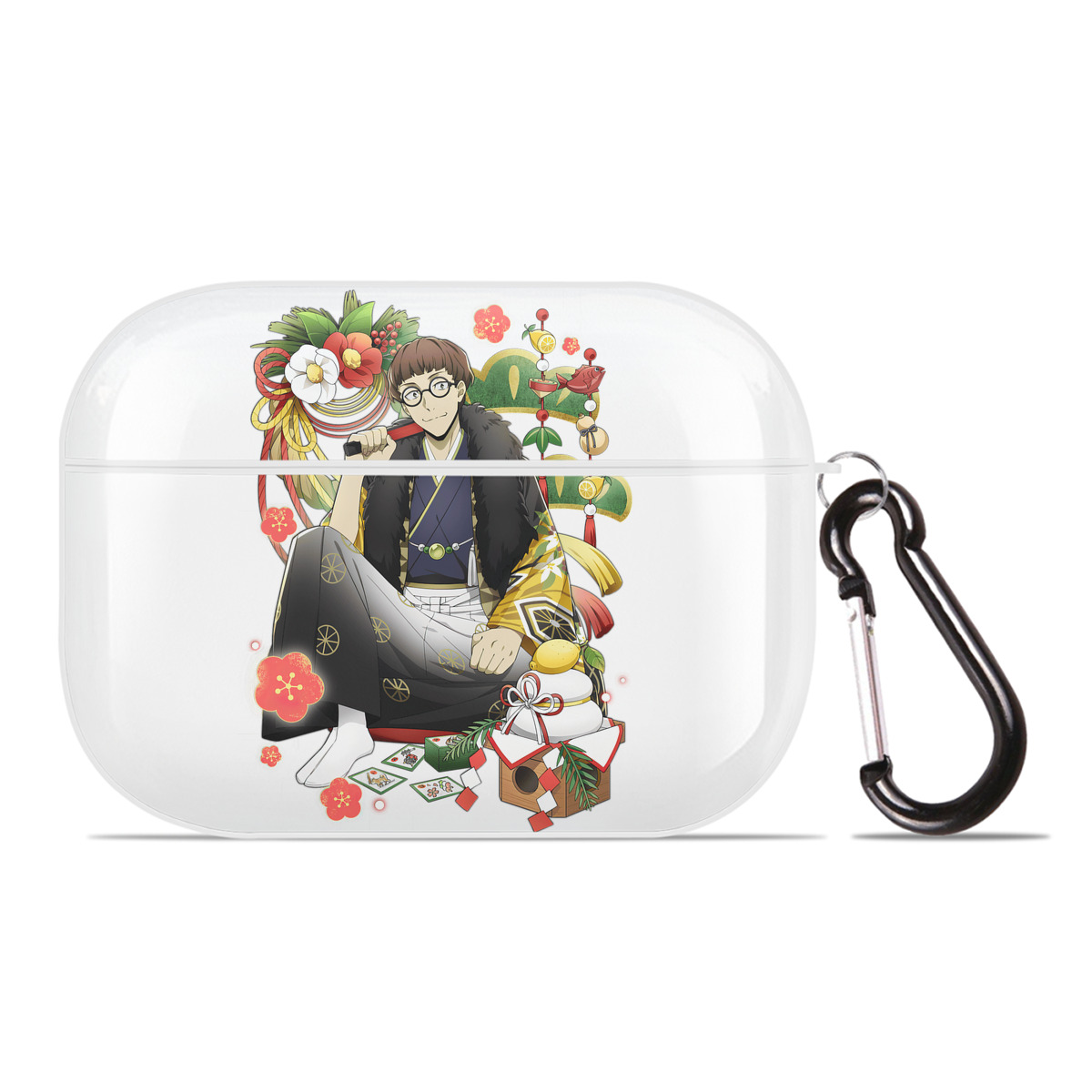（画像用） 文豪ストレイドッグス Bungo Stray Dogs 【AirPods Pro用】ハードシェル保護ケース 耐衝撃・防指紋・カラビナ付き商品仕様