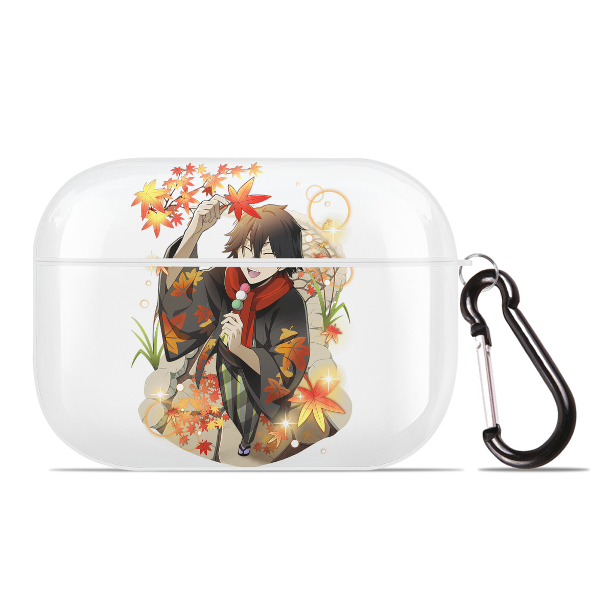 （画像用） 文豪ストレイドッグス Bungo Stray Dogs 【AirPods Pro用】ハードシェル保護ケース 耐衝撃・防指紋・カラビナ付き商品仕様