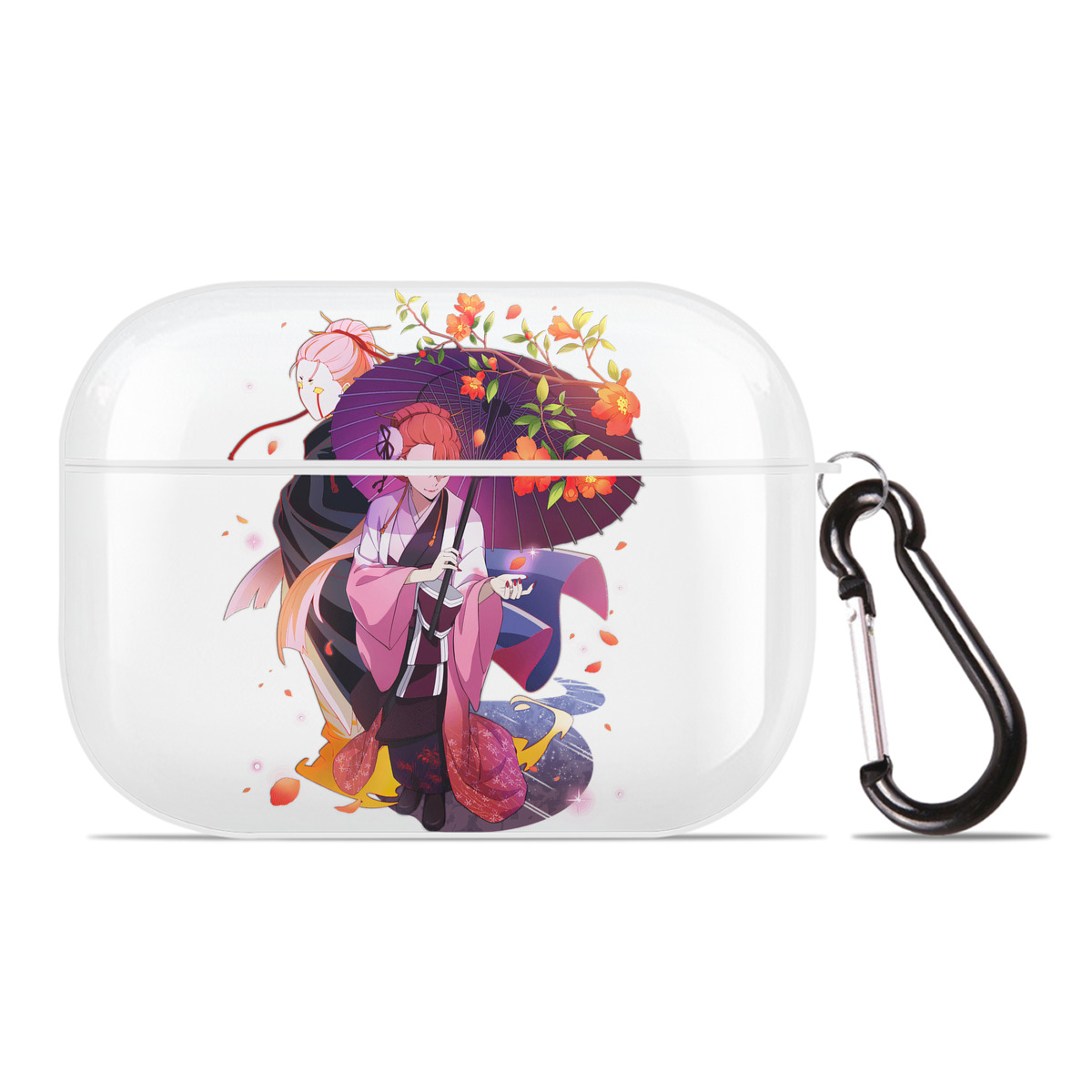 （画像用） 文豪ストレイドッグス Bungo Stray Dogs 【AirPods Pro用】ハードシェル保護ケース 耐衝撃・防指紋・カラビナ付き商品仕様