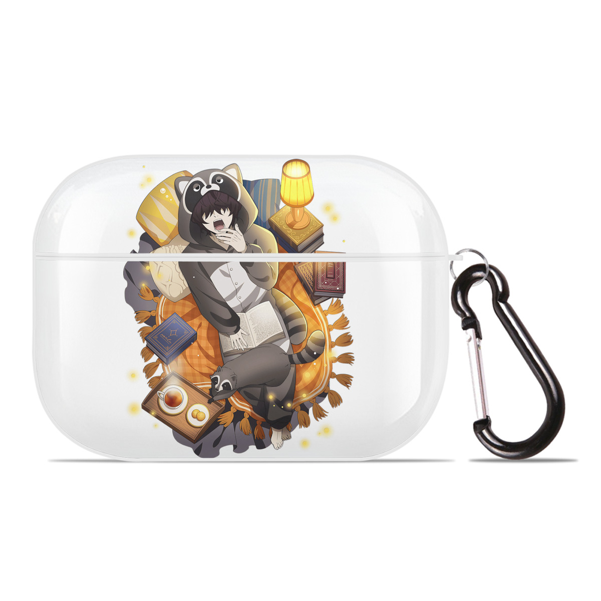 （画像用） 文豪ストレイドッグス Bungo Stray Dogs 【AirPods Pro用】ハードシェル保護ケース 耐衝撃・防指紋・カラビナ付き商品仕様